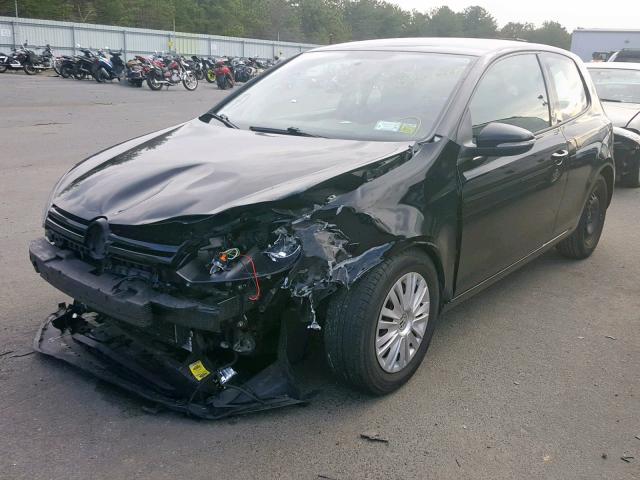 WVWBB7AJ8CW252275 - 2012 VOLKSWAGEN GOLF 黑色 照片 2