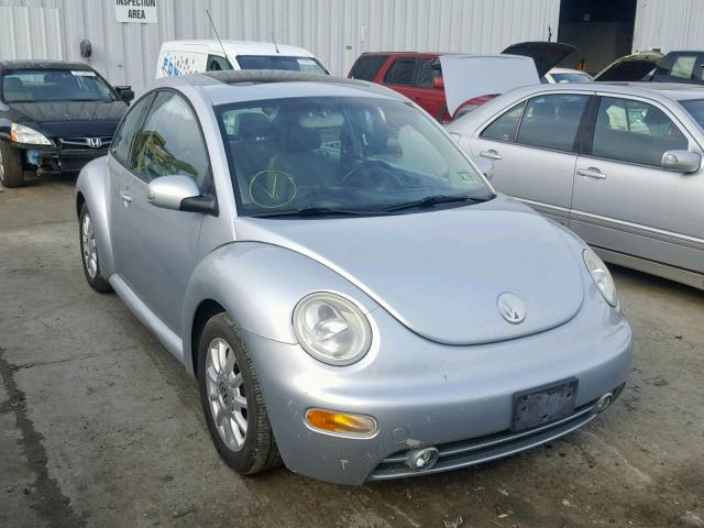 3VWCK31C44M409815 - 2004 VOLKSWAGEN NEW BEETLE SILVER photo 1