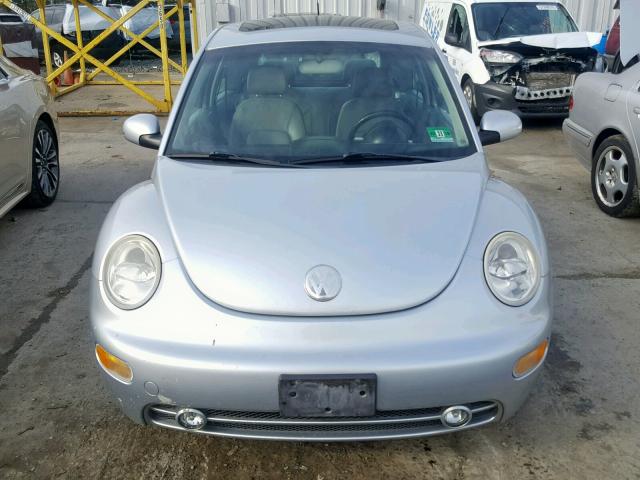 3VWCK31C44M409815 - 2004 VOLKSWAGEN NEW BEETLE SILVER photo 9