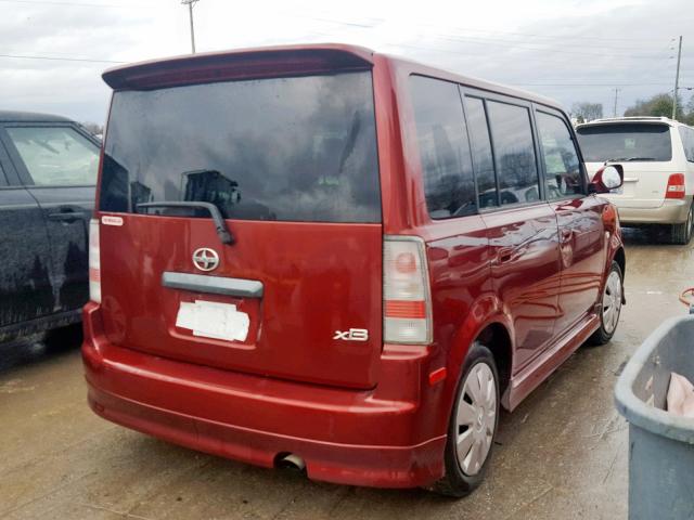 JTLKT334264114264 - 2006 TOYOTA SCION XB Марун фото 4