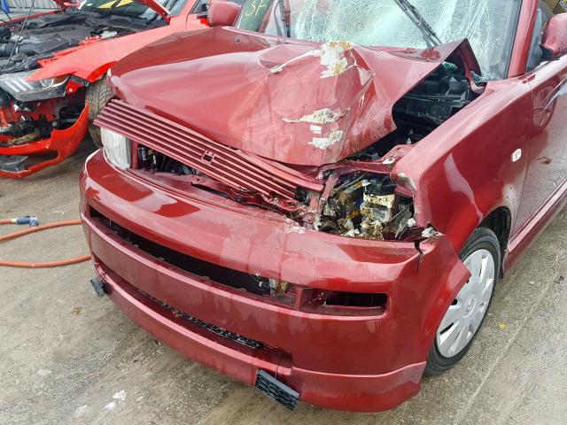 JTLKT334264114264 - 2006 TOYOTA SCION XB Марун фото 9