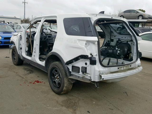 1FM5K8AR7JGA20696 - 2018 FORD EXPLORER P WHITE photo 4