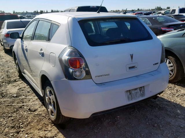 5Y2SP67849Z409646 - 2009 PONTIAC VIBE WHITE photo 3