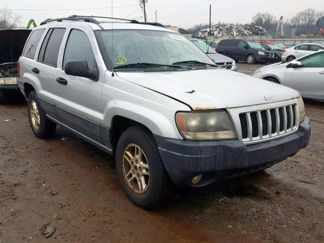 1J4GW48S64C176799 - 2004 JEEP GRAND CHER GRAY photo 1