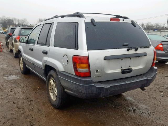 1J4GW48S64C176799 - 2004 JEEP GRAND CHER GRAY photo 3