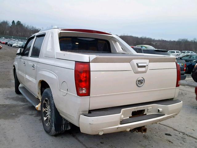 3GYEK62N44G297667 - 2004 CADILLAC ESCALADE E WHITE photo 3