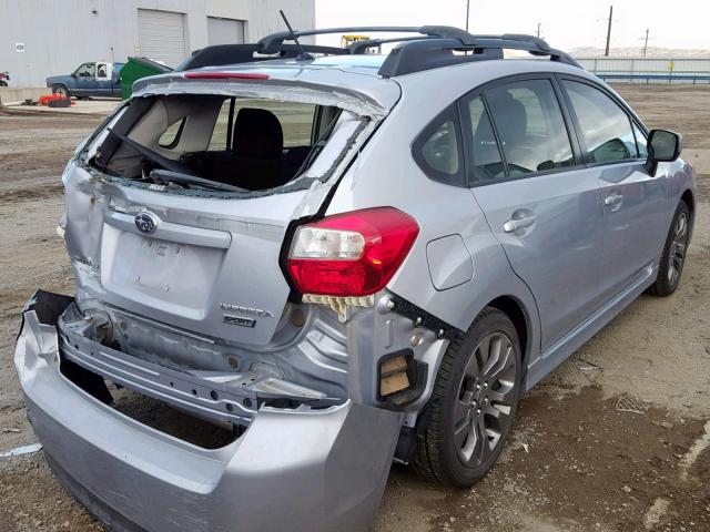 JF1GPAL69D1872487 - 2013 SUBARU IMPREZA SP SILVER photo 4