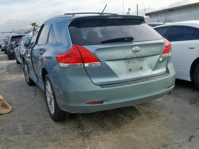 4T3ZA3BB6BU042191 - 2011 TOYOTA VENZA BASE GREEN photo 3