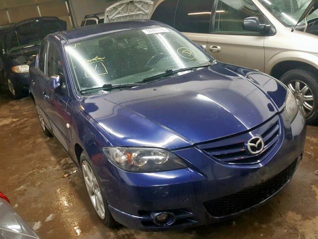 JM1BK123041126360 - 2004 MAZDA 3 S BLUE photo 1