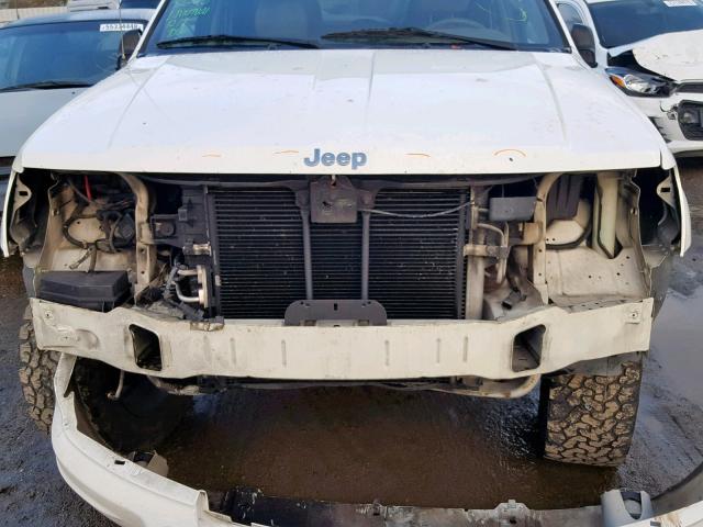 1J8GW58N94C333062 - 2004 JEEP GRAND CHER WHITE photo 9