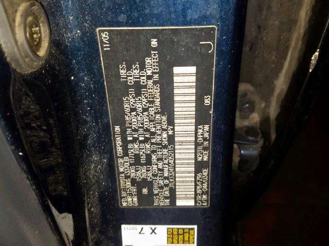 JTLKT324164052115 - 2006 TOYOTA SCION XB Mavi foto 10