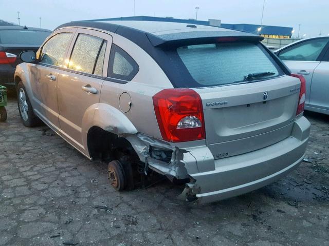 1B3HB48A99D149791 - 2009 DODGE CALIBER SX TAN photo 3