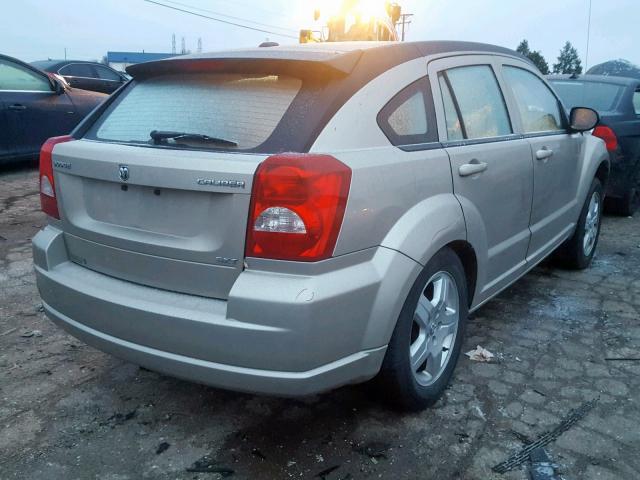 1B3HB48A99D149791 - 2009 DODGE CALIBER SX TAN photo 4