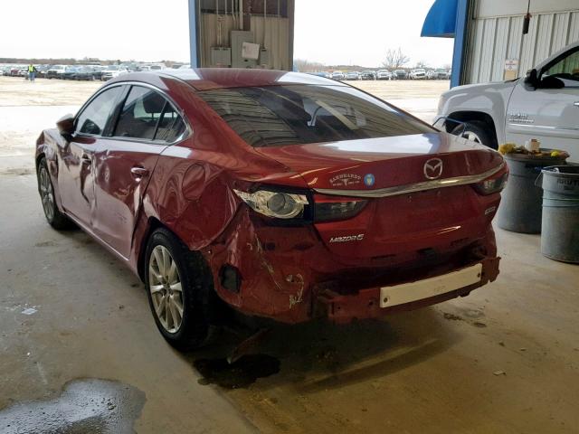 JM1GJ1U58G1476279 - 2016 MAZDA 6 SPORT MAROON photo 3