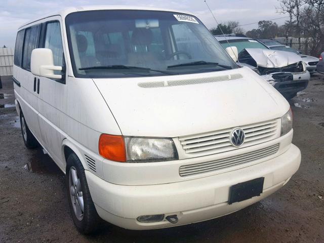 WV2KB47001H090545 - 2001 VOLKSWAGEN EUROVAN GL WHITE photo 1