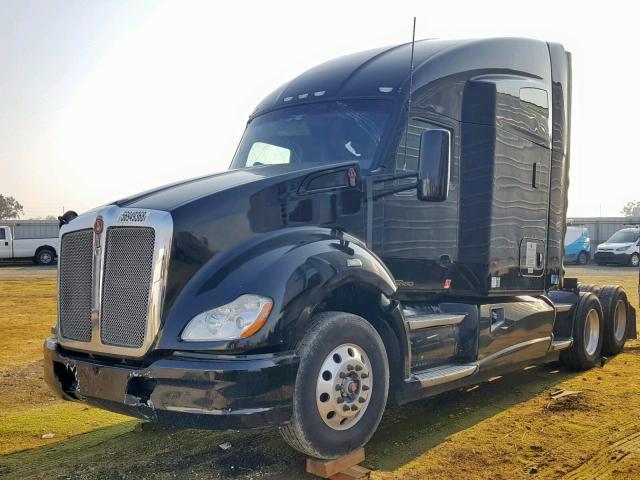 1XKYD49X9EJ417167 - 2014 KENWORTH CONSTRUCTI BLACK photo 2