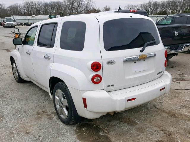 3GNBABDB9AS537853 - 2010 CHEVROLET HHR LT WHITE photo 3