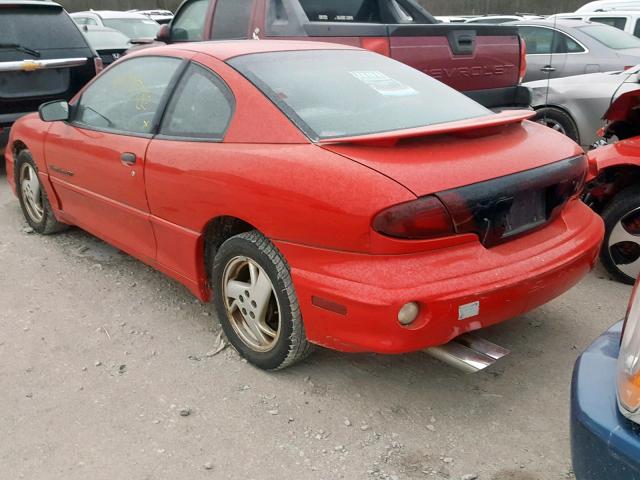 1G2JD12T2Y7283014 - 2000 PONTIAC SUNFIRE GT RED photo 3