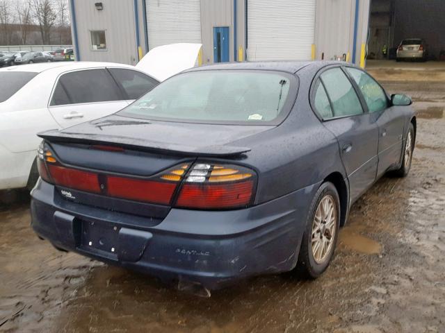 1G2HY54K314129434 - 2001 PONTIAC BONNEVILLE BLUE photo 4