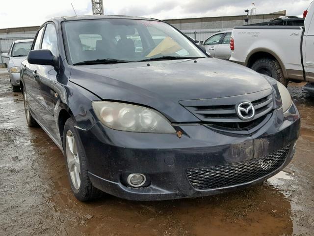 JM1BK143241200407 - 2004 MAZDA 3 HATCHBAC BLACK photo 1