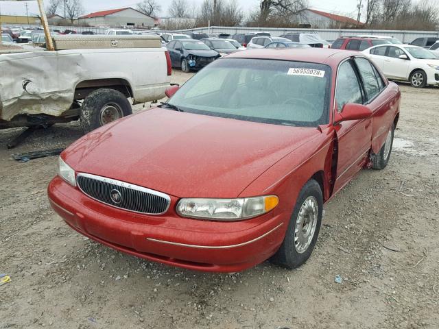 2G4WY52M4V1403907 - 1997 BUICK CENTURY LI RED photo 2