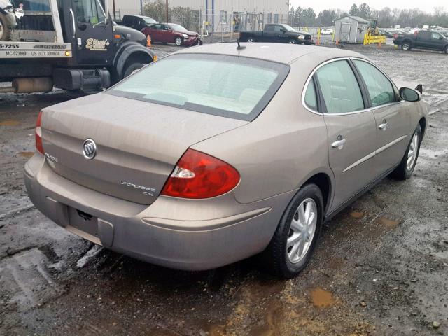 2G4WC582661302504 - 2006 BUICK LACROSSE C BEIGE photo 4