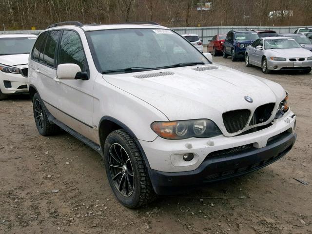 5UXFB53525LV18351 - 2005 BMW X5 4.4I WHITE photo 1