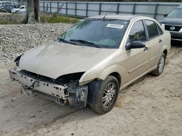 1FAFP34N27W330202 - 2007 FORD FOCUS ZX4 GOLD photo 2