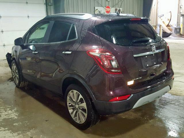 KL4CJESB0JB665227 - 2018 BUICK ENCORE PRE BLACK photo 3