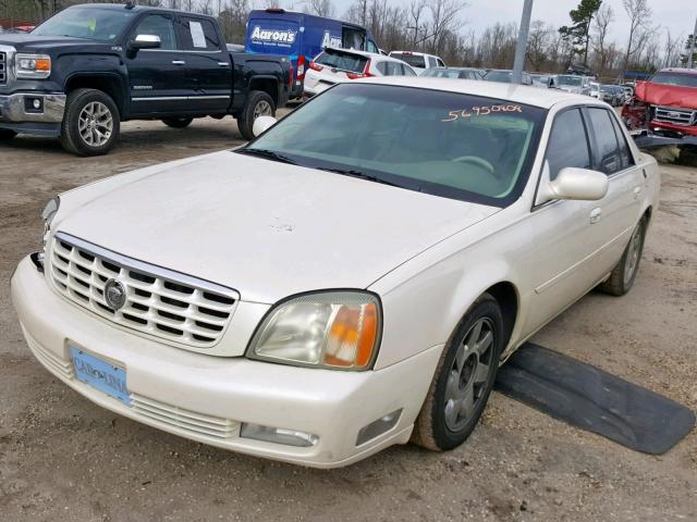 1G6KF5797YU261125 - 2000 CADILLAC DEVILLE DT WHITE photo 2