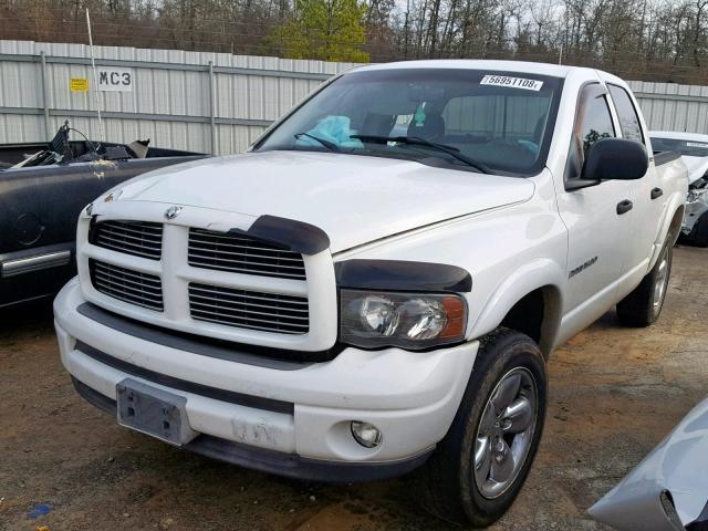 1D7HU18N12J143510 - 2002 DODGE RAM 1500 WHITE photo 2