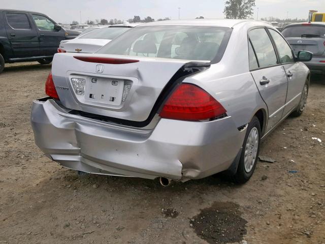 JHMCM56146C003763 - 2006 HONDA ACCORD VAL SILVER photo 4