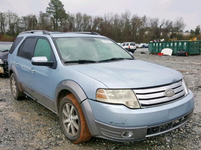 1FMDK05W48GA35910 - 2008 FORD TAURUS X S BLUE photo 1