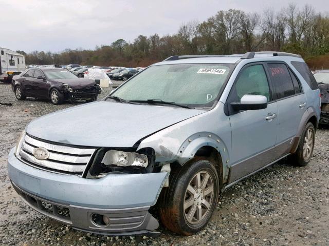 1FMDK05W48GA35910 - 2008 FORD TAURUS X S BLUE photo 2