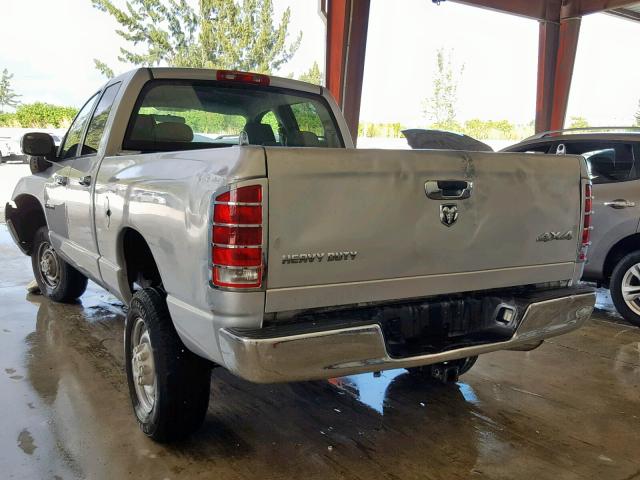 1D7KS28C66J236755 - 2006 DODGE RAM 2500 S SILVER photo 3