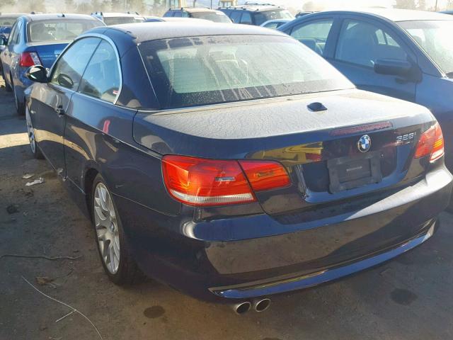 WBAWR33519P460052 - 2009 BMW 328 I SULE BLUE photo 3