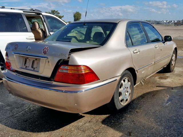 JH4KA9658YC003508 - 2000 ACURA 3.5RL GOLD photo 4