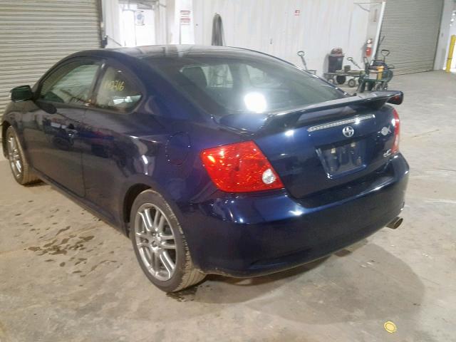 JTKDE177560126450 - 2006 TOYOTA SCION TC BLUE photo 3