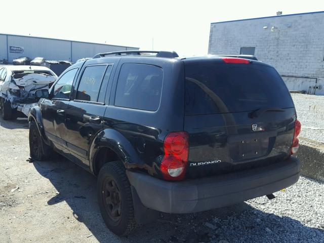 1D4HB38N05F619980 - 2005 DODGE DURANGO ST BLACK photo 3