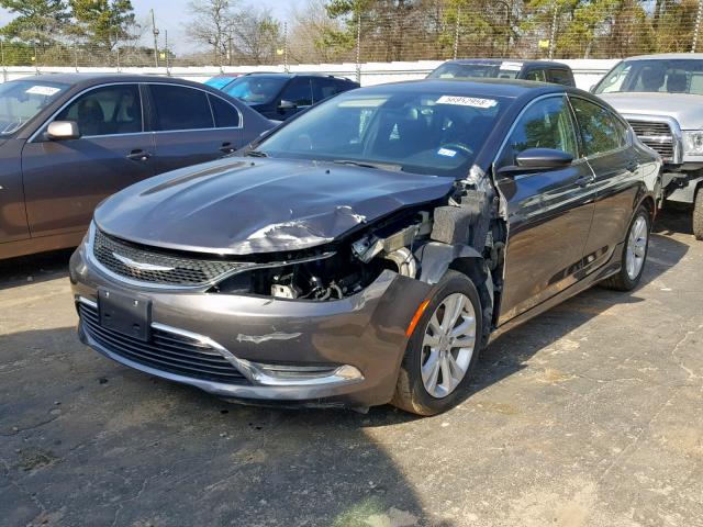 1C3CCCAB6FN733174 - 2015 CHRYSLER 200 LIMITE GRAY photo 2