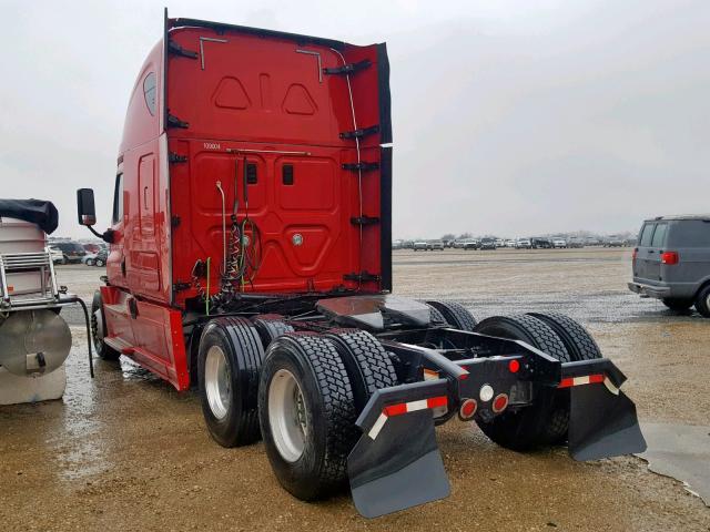 3AKJGLD50FSGJ1600 - 2015 FREIGHTLINER CASCADIA 1 RED photo 3