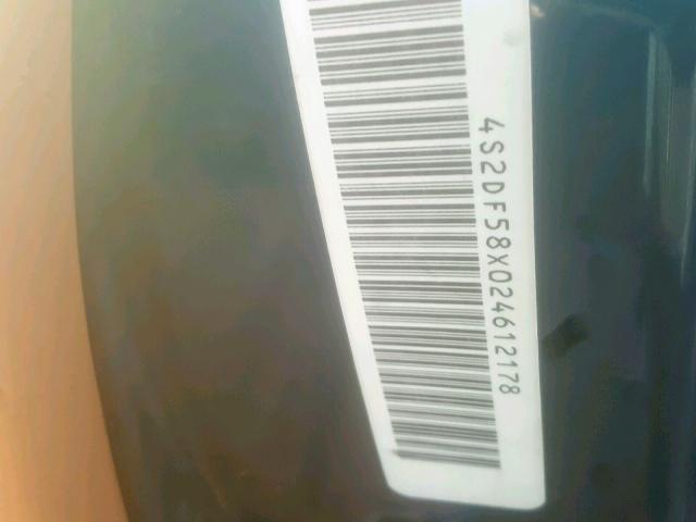 4S2DF58X024612178 - 2002 ISUZU AXIOM XS Mavi foto 10