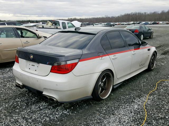 WBSNB93526B583964 - 2006 BMW M5 TWO TONE photo 4