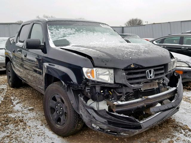 5FPYK1F24CB460660 - 2012 HONDA RIDGELINE BLACK photo 1