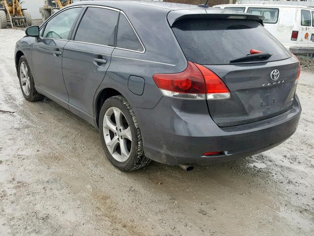 4T3BK11A69U004756 - 2009 TOYOTA VENZA BASE GRAY photo 3