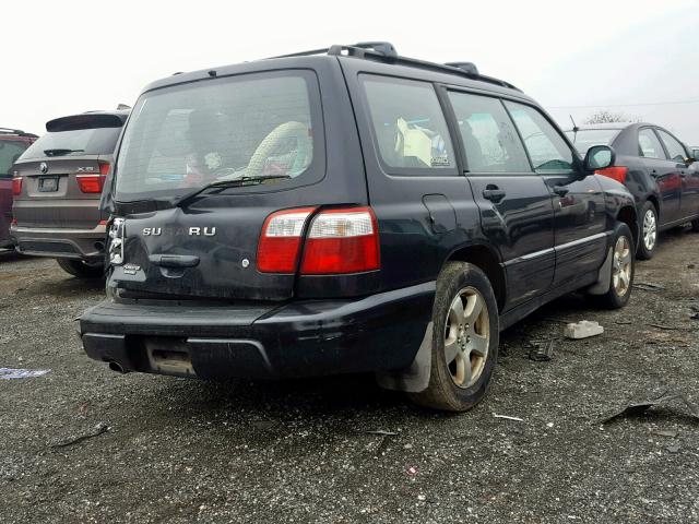 JF1SF65621H700618 - 2001 SUBARU FORESTER S ლურჯი ფოტო 4