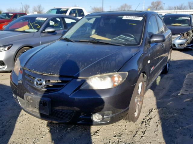 JM1BK123351295208 - 2005 MAZDA 3 S GRAY photo 2