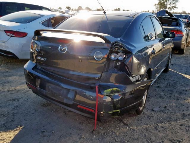 JM1BK123351295208 - 2005 MAZDA 3 S GRAY photo 4