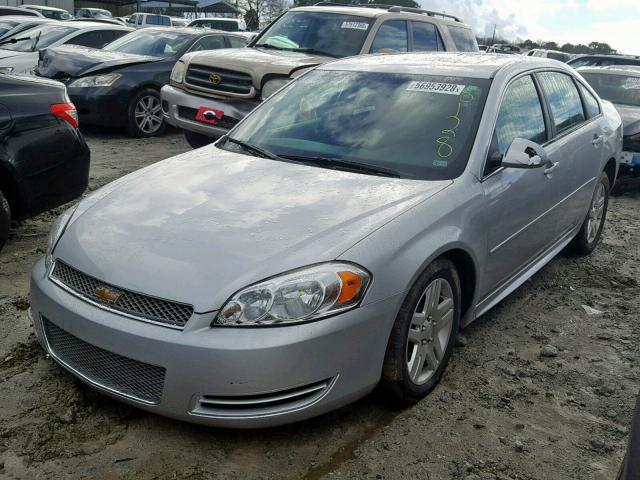 2G1WB5E35F1142404 - 2015 CHEVROLET IMPALA LIM SILVER photo 2