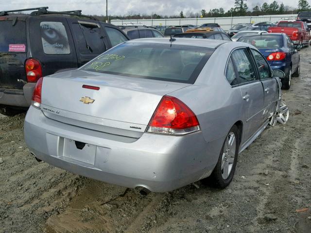 2G1WB5E35F1142404 - 2015 CHEVROLET IMPALA LIM SILVER photo 4